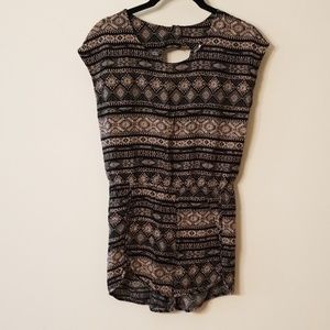 Tribal Print Romper